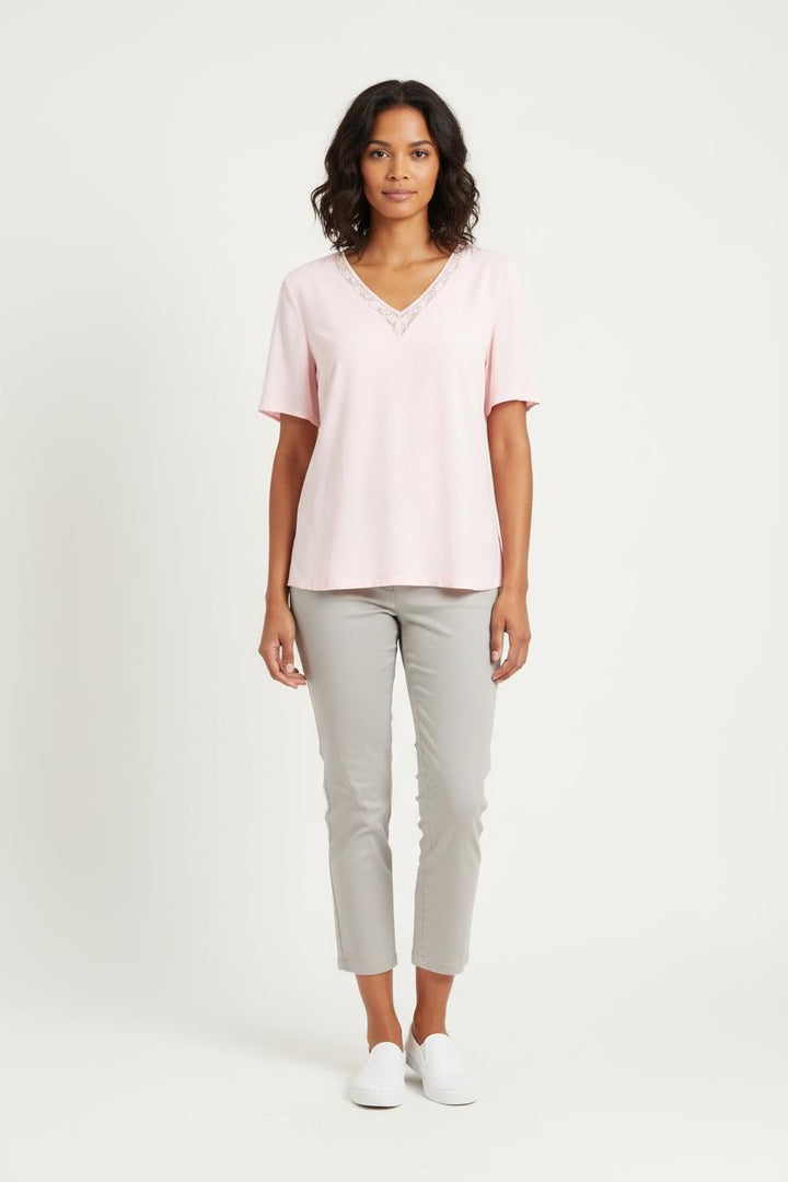 Blouse Rose - Taille S/36 de la marque Claudie Pierlot | PARAD64381 - Vendu par Paradigme - Image 1