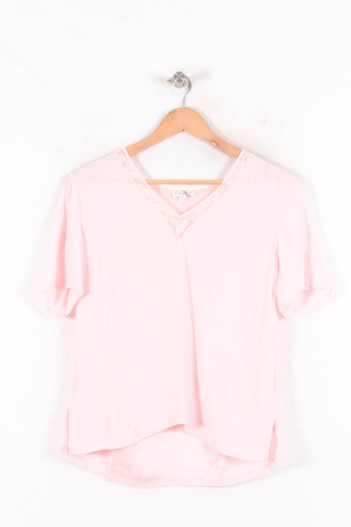 Blouse Rose - Taille S/36 de la marque Claudie Pierlot | PARAD64381 - Vendu par Paradigme - Image 2
