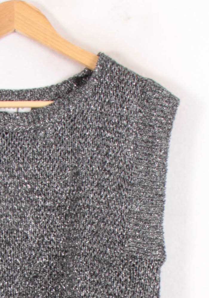 Pull Sans Manches Bleu - Taille S/36 de la marque Sandro | PARAD64382 - Vendu par Paradigme - Image 3