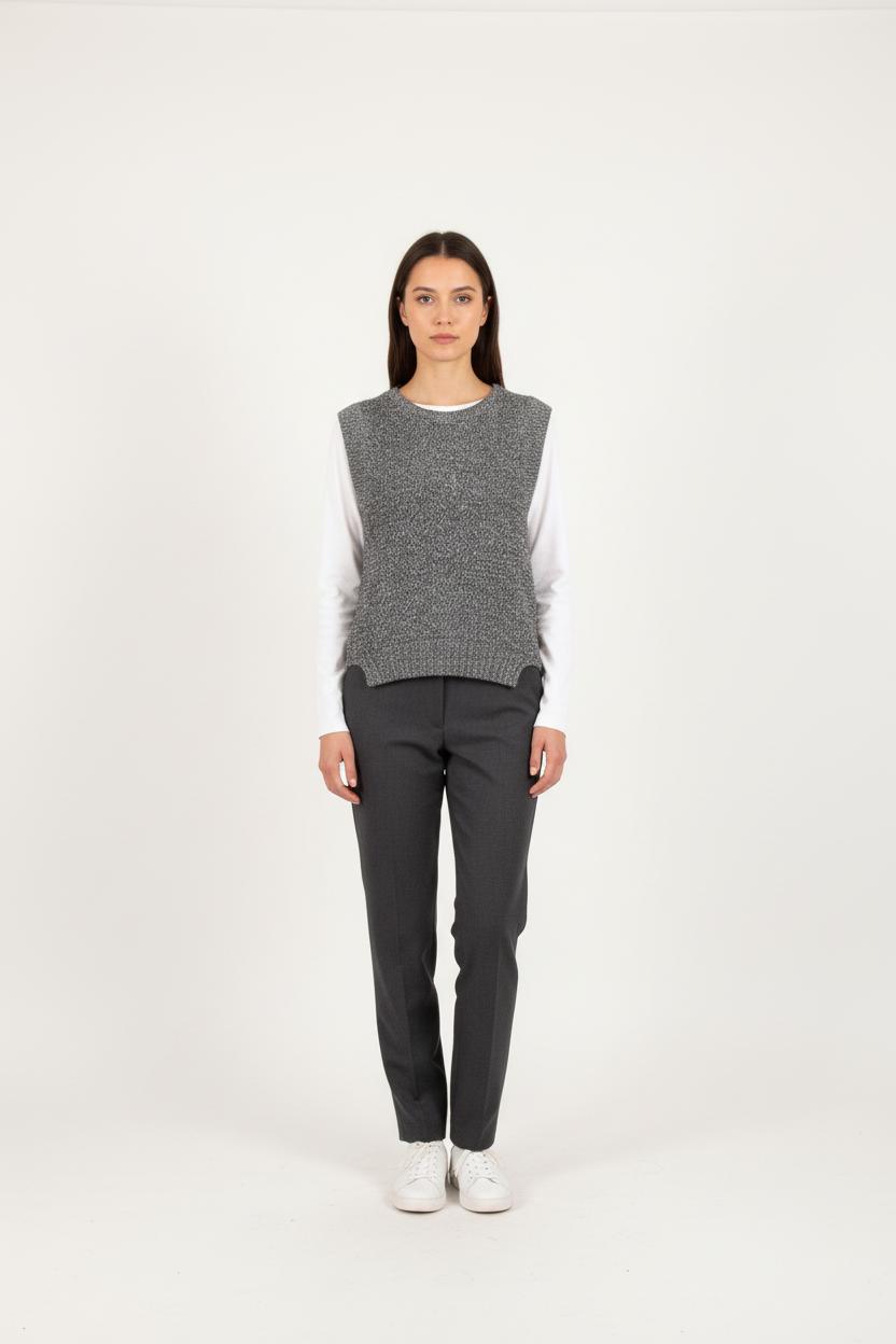 Pull Sans Manches Bleu - Taille S/36 de la marque Sandro | PARAD64382 - Vendu par Paradigme - Image 1