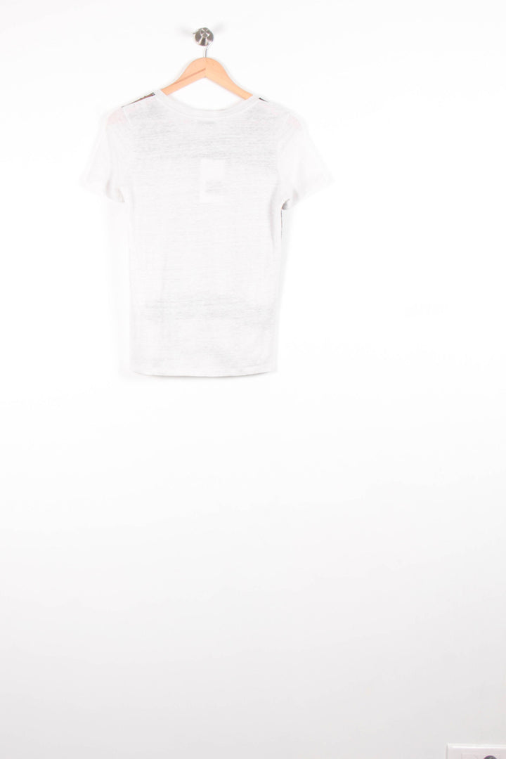Tee shirt Gris et Blanc - Taille S/36 de la marque Sandro | PARAD64383 - Vendu par Paradigme - Image 4