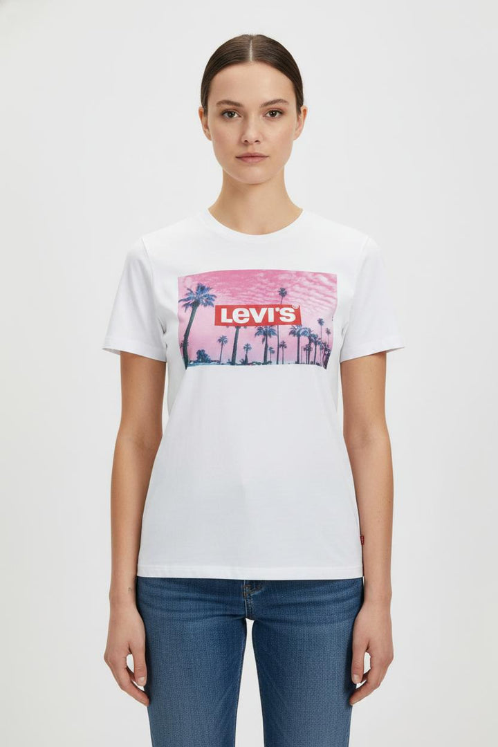 Tee-shirt Blanc - Taille XS/34 de la marque Levi's | PARAD64384 - Vendu par Paradigme - Image 1
