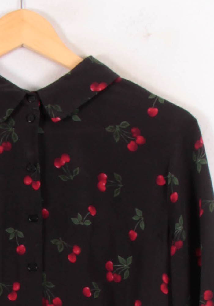 Robe Chemise Noire et Rouge - Taille L/40 de la marque The Kooples | PARAD64389 - Vendu par Paradigme - Image 3