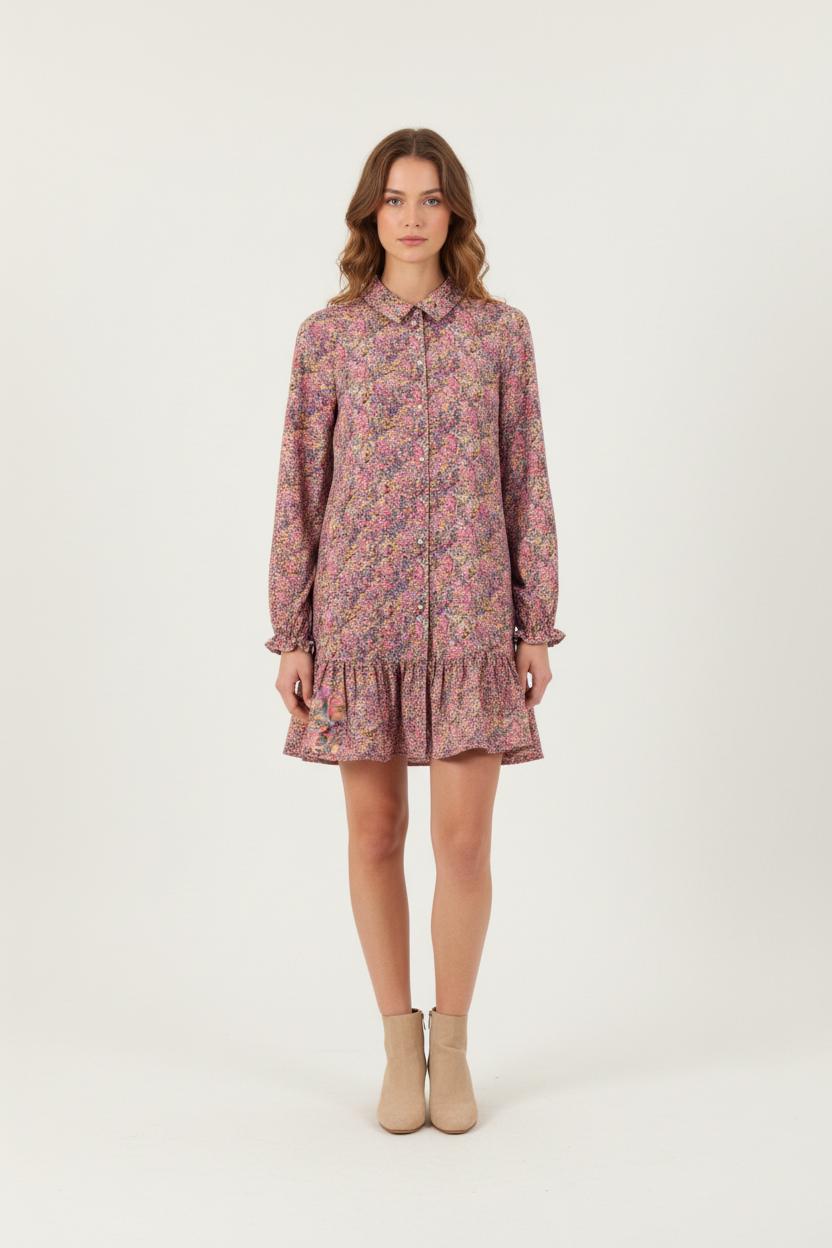Robe Chemise Multicolore - Taille M/38 de la marque Balzac Paris | PARAD64390 - Vendu par Paradigme - Image 1