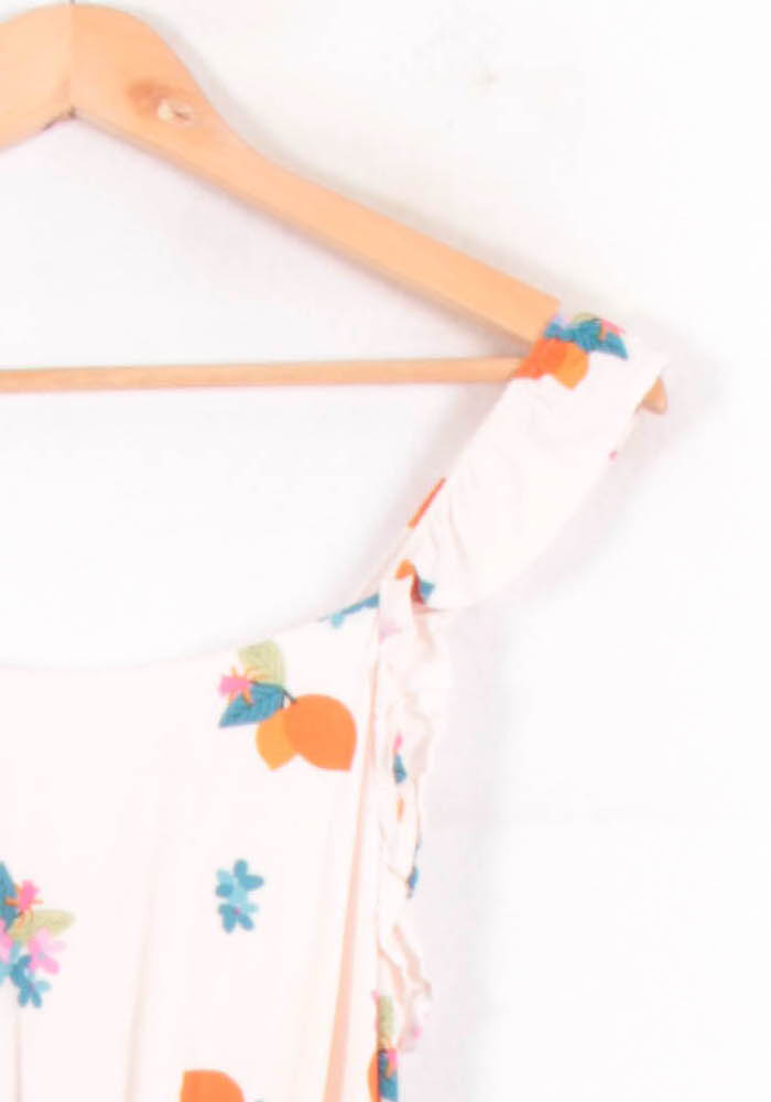 Robe Longue Rose à Fleurs Multicolores - Taille M/38 de la marque Des petits hauts | PARAD64392 - Vendu par Paradigme - Image 3