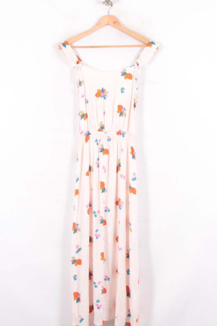 Robe Longue Rose à Fleurs Multicolores - Taille M/38 de la marque Des petits hauts | PARAD64392 - Vendu par Paradigme - Image 2