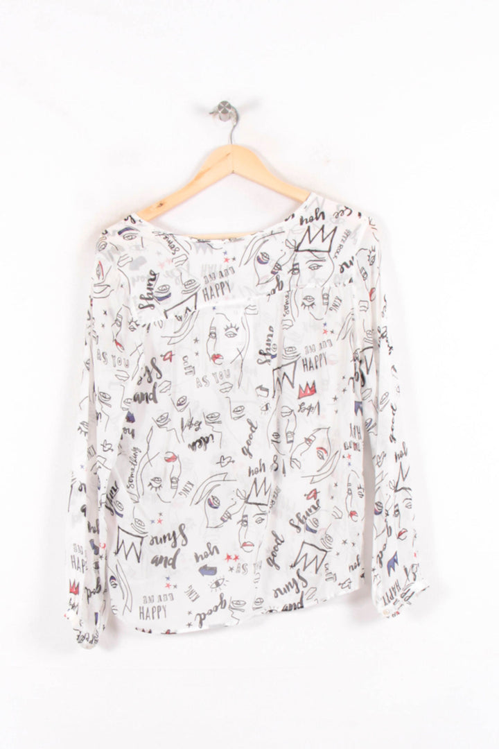 Blouse Blanche - Taille S/36 de la marque IKKS | PARAD64398 - Vendu par Paradigme - Image 4