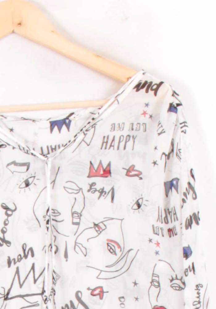 Blouse Blanche - Taille S/36 de la marque IKKS | PARAD64398 - Vendu par Paradigme - Image 3