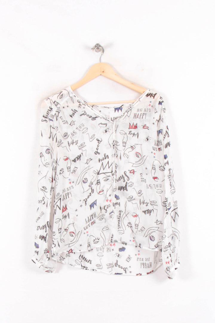 Blouse Blanche - Taille S/36 de la marque IKKS | PARAD64398 - Vendu par Paradigme - Image 2