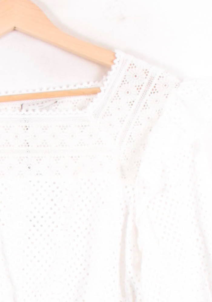 Blouse Blanche - Taille M/38 de la marque Sandro | PARAD64403 - Vendu par Paradigme - Image 3