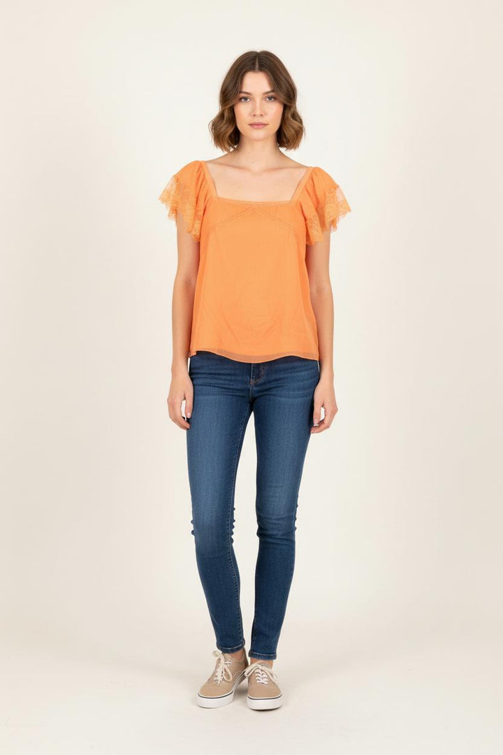 Blouse Orange - Taille L/40 de la marque One Step | PARAD64405 - Vendu par Paradigme - Image 1