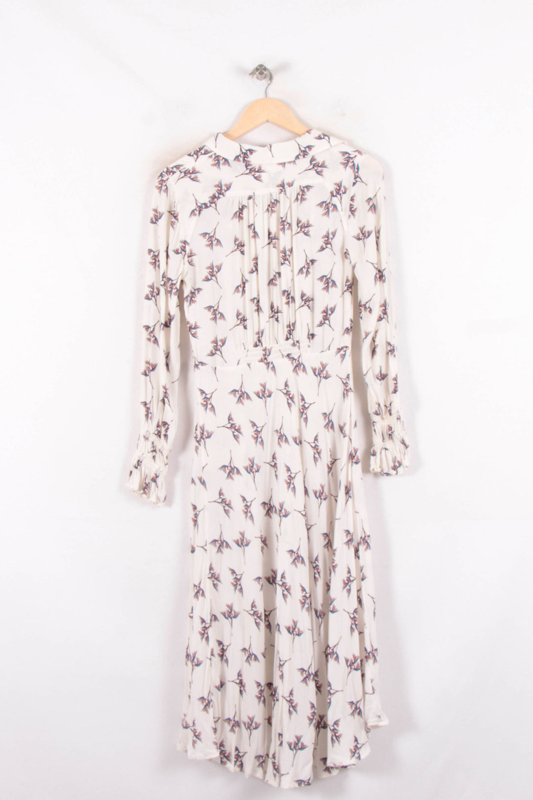 Robe Longue Blanche et Multicolore - Taille S/36 de la marque ba&sh | PARAD64411 - Vendu par Paradigme - Image 4