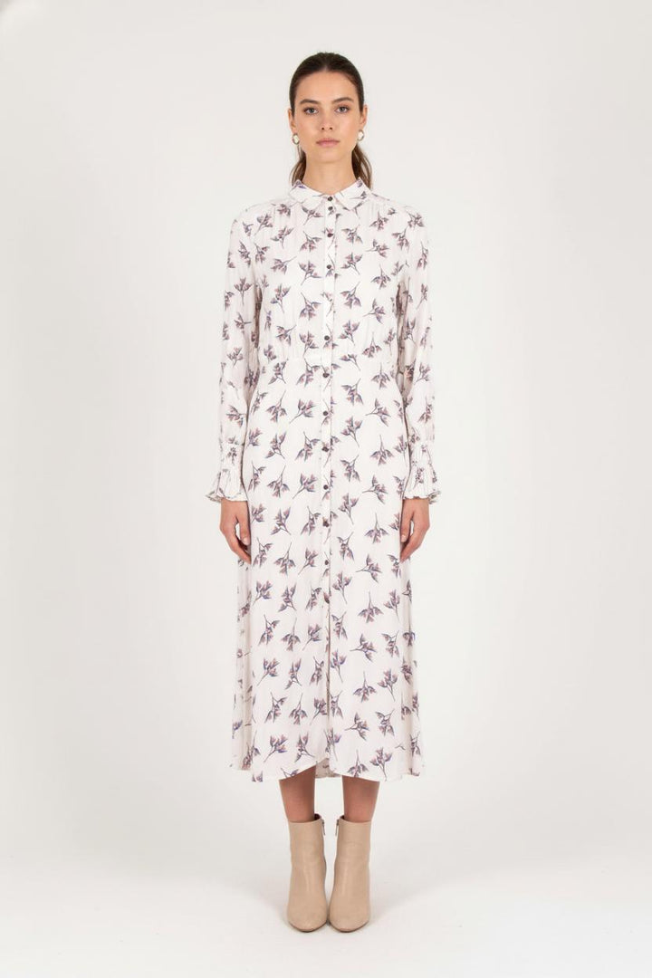 Robe Longue Blanche et Multicolore - Taille S/36 de la marque ba&sh | PARAD64411 - Vendu par Paradigme - Image 1