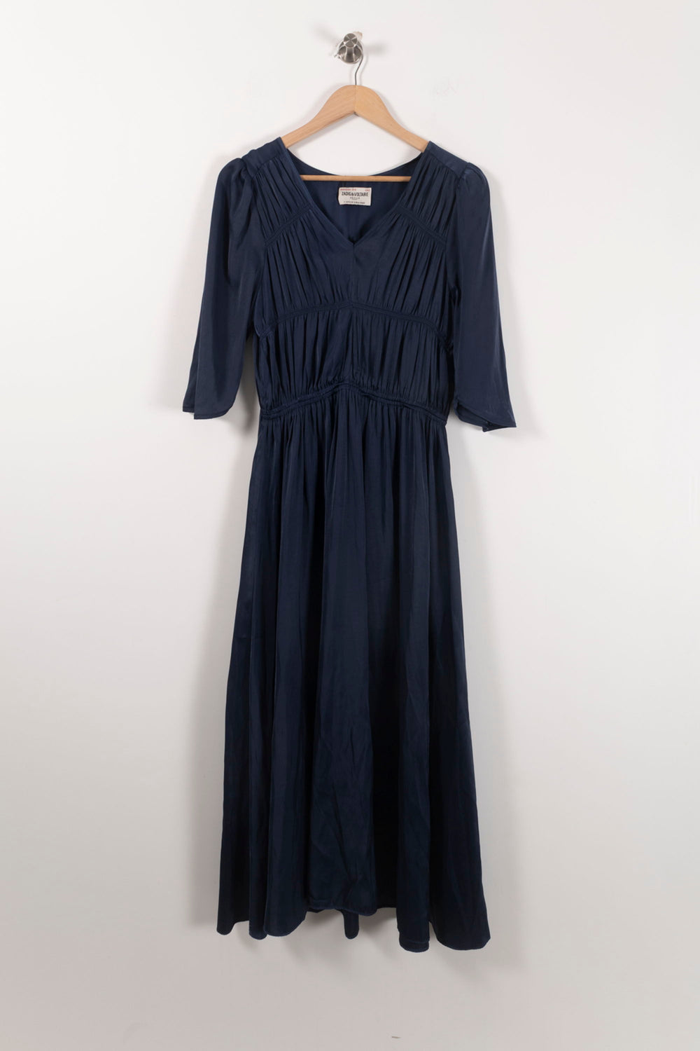 Robe Longue Bleue - Taille M/38 de la marque Zadig&Voltaire | PARAD64414 - Vendu par Paradigme - Image 2