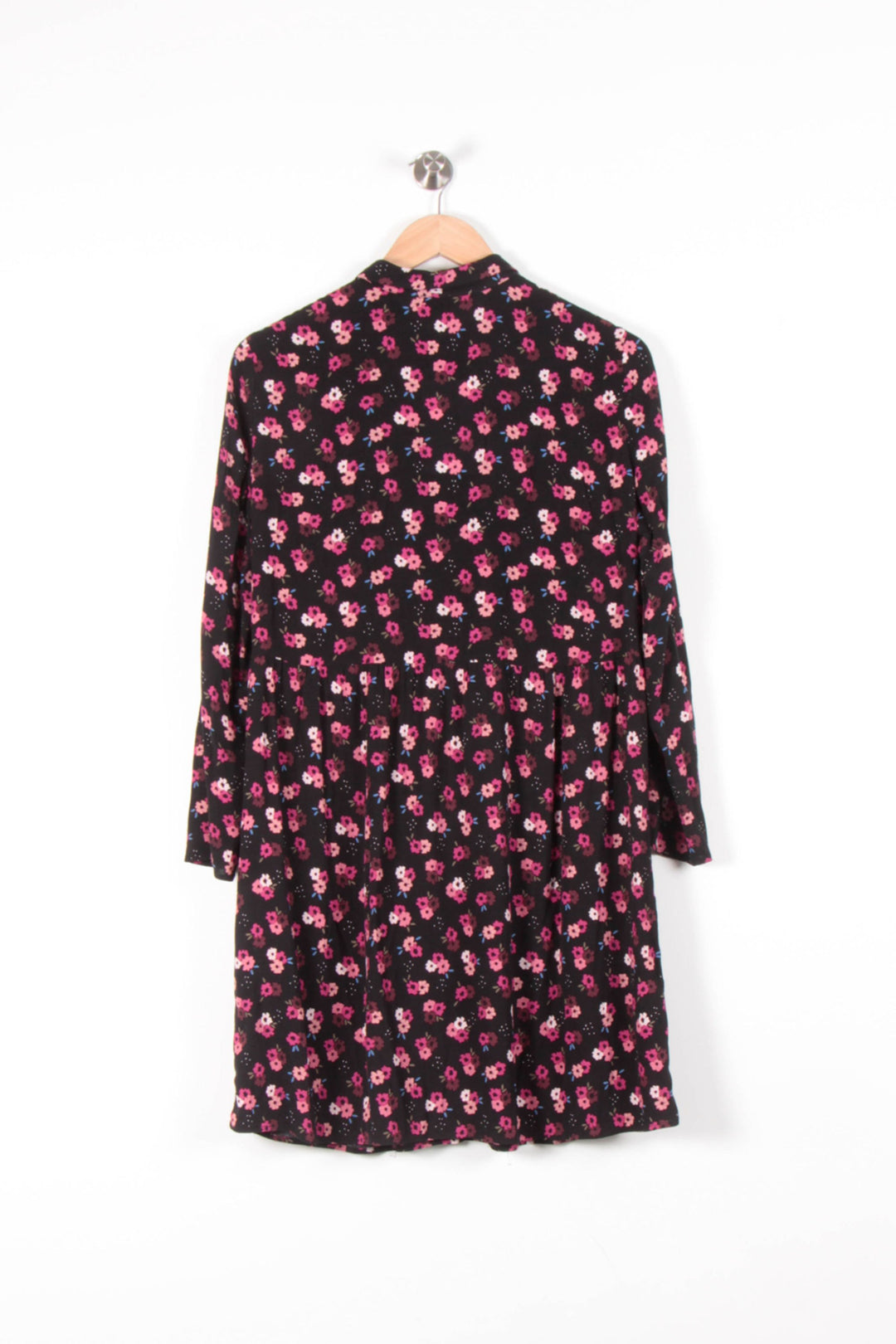 Robe Chemise Noire et Rose - Taille S/36 de la marque Des petits hauts | PARAD64422 - Vendu par Paradigme - Image 4