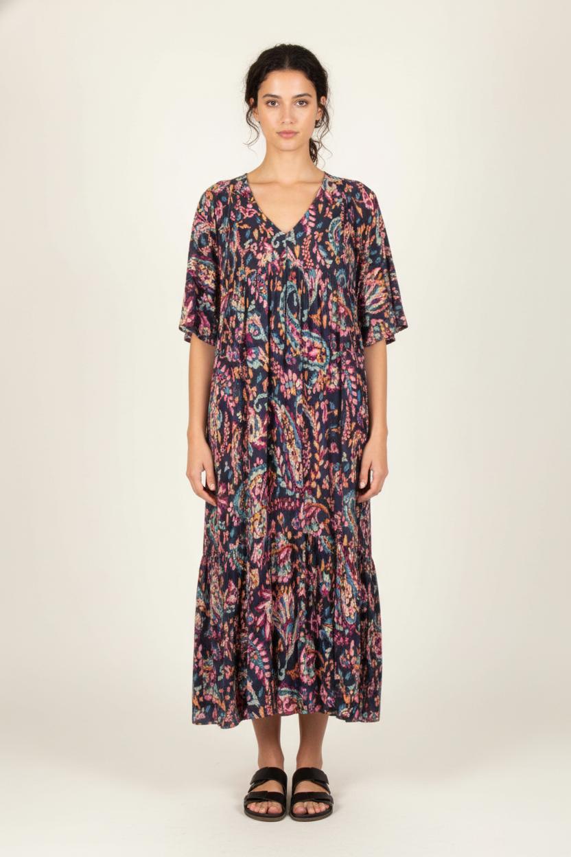 Robe Longue Multicolore - Taille M/38 de la marque Maison 123 | PARAD64424 - Vendu par Paradigme - Image 1