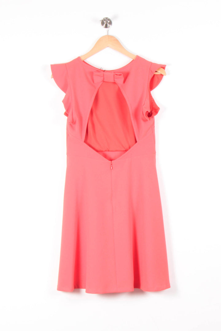 Robe Évasée Rouge - Taille M/38 de la marque Claudie Pierlot | PARAD64425 - Vendu par Paradigme - Image 4