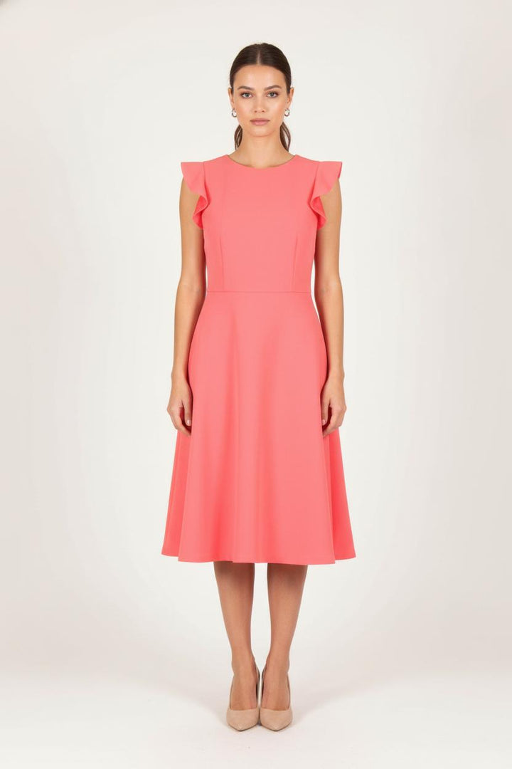 Robe Évasée Rouge - Taille M/38 de la marque Claudie Pierlot | PARAD64425 - Vendu par Paradigme - Image 1