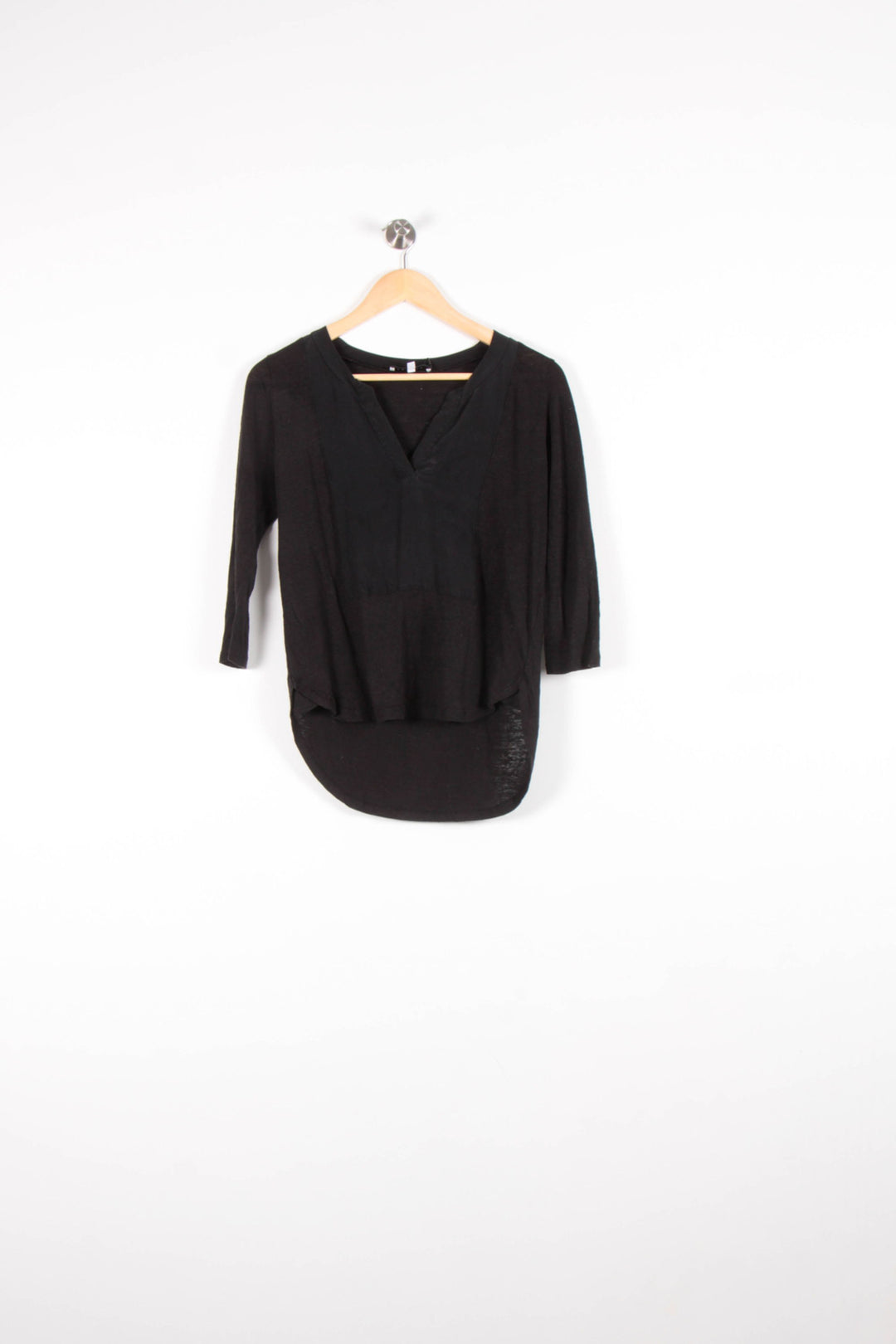 Blouse Noire - Taille S/36 de la marque Sandro | PARAD64429 - Vendu par Paradigme - Image 2