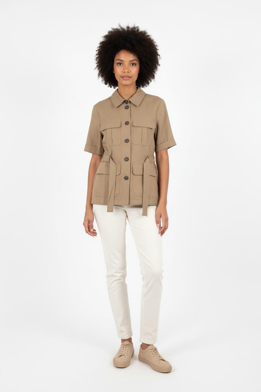 Blouse Marron - Taille XL/42 de la marque ZAPA | PARAD64433 - Vendu par Paradigme - Image 1