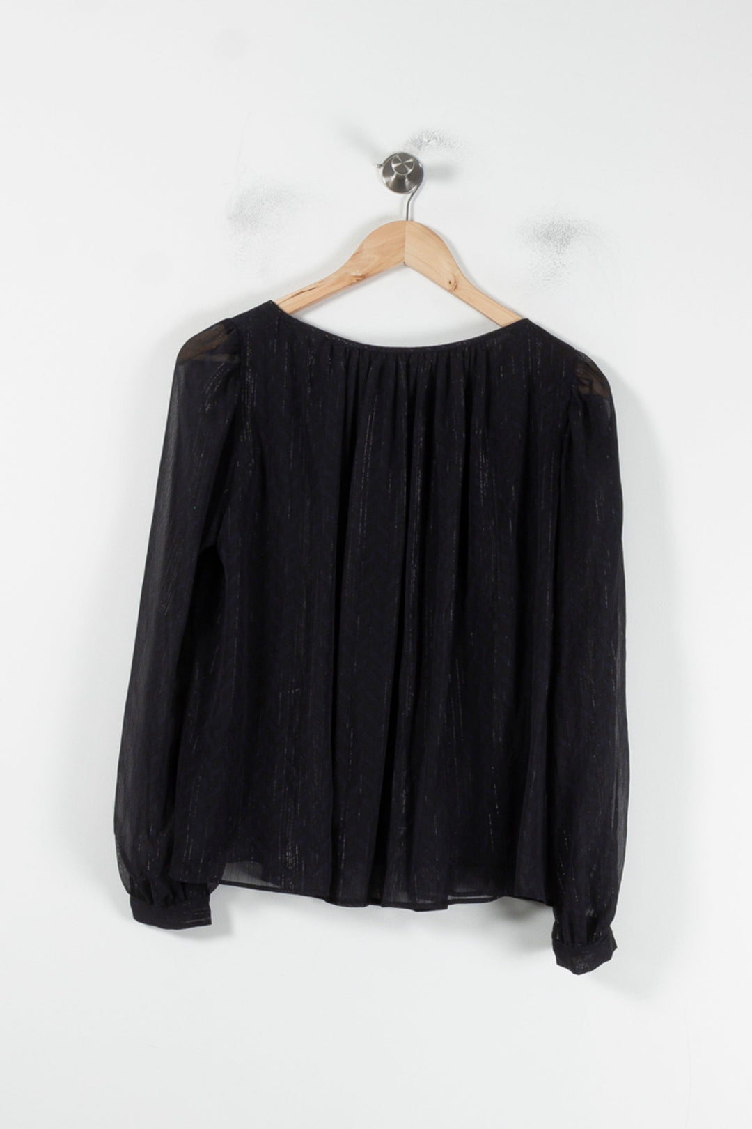 Blouse Noire - Taille S/36 de la marque Comptoir des Cotonniers | PARAD64461 - Vendu par Paradigme - Image 4