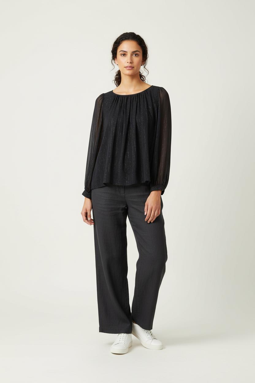 Blouse Noire - Taille S/36 de la marque Comptoir des Cotonniers | PARAD64461 - Vendu par Paradigme - Image 1
