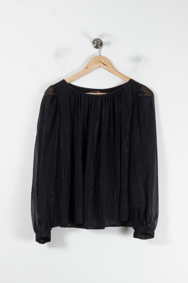 Blouse Noire - Taille S/36 de la marque Comptoir des Cotonniers | PARAD64461 - Vendu par Paradigme - Image 2