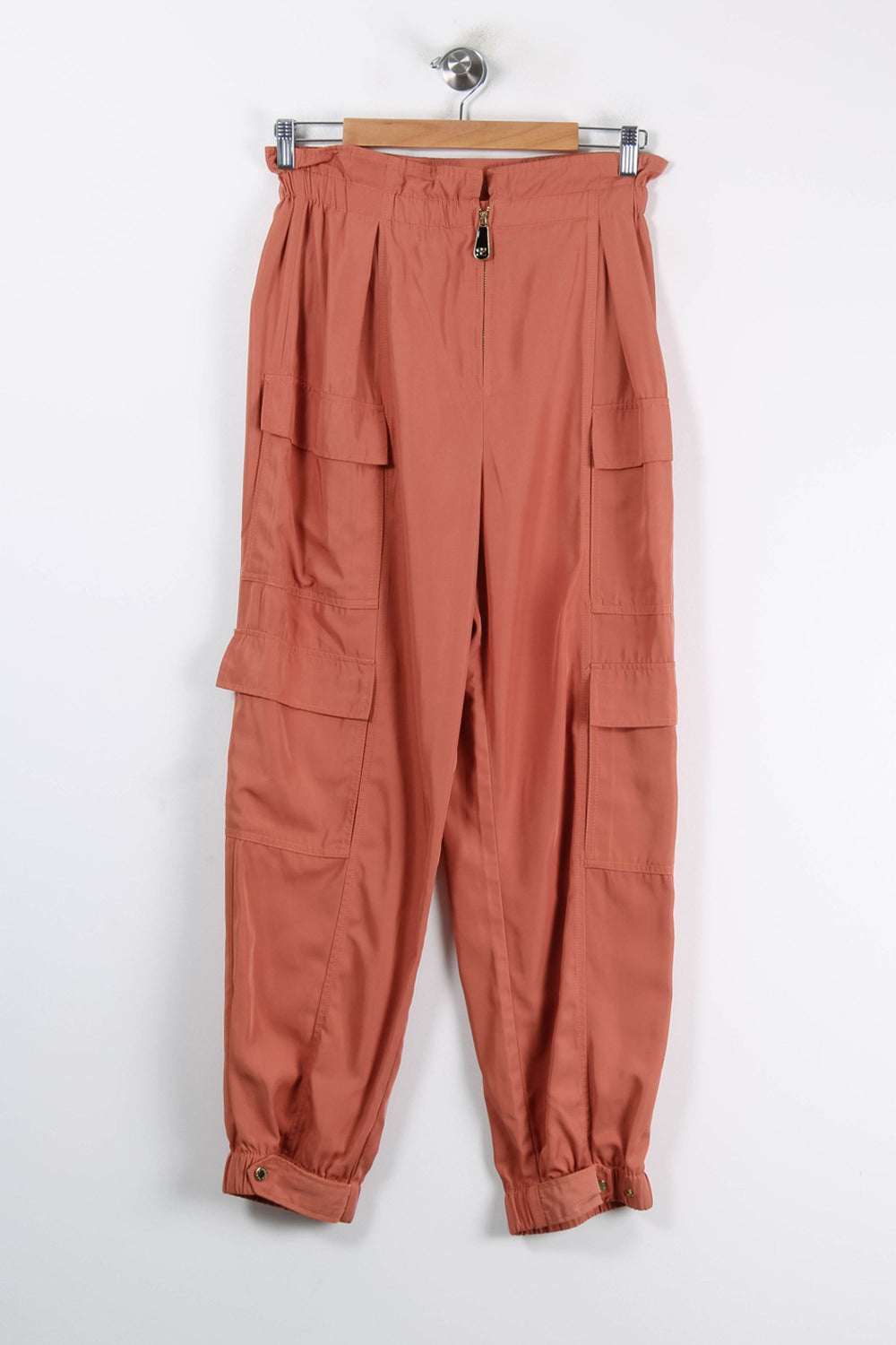 Pantalon Cargo Orange - Taille M/38 de la marque Sandro | PARAD64464 - Vendu par Paradigme - Image 2