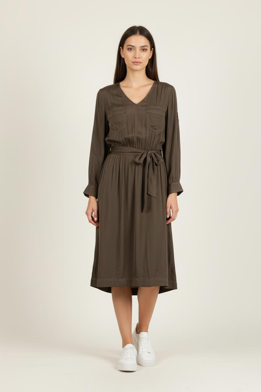 Robe Midi Verte - Taille M/38 de la marque IKKS | PARAD64469 - Vendu par Paradigme - Image 1