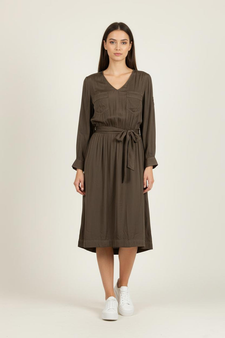 Robe Midi Verte - Taille M/38 de la marque IKKS | PARAD64469 - Vendu par Paradigme - Image 1