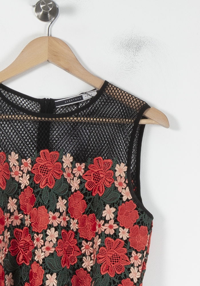 Top Noir et Rouge - Taille M/38 de la marque Max Mara | PARAD64479 - Vendu par Paradigme - Image 3