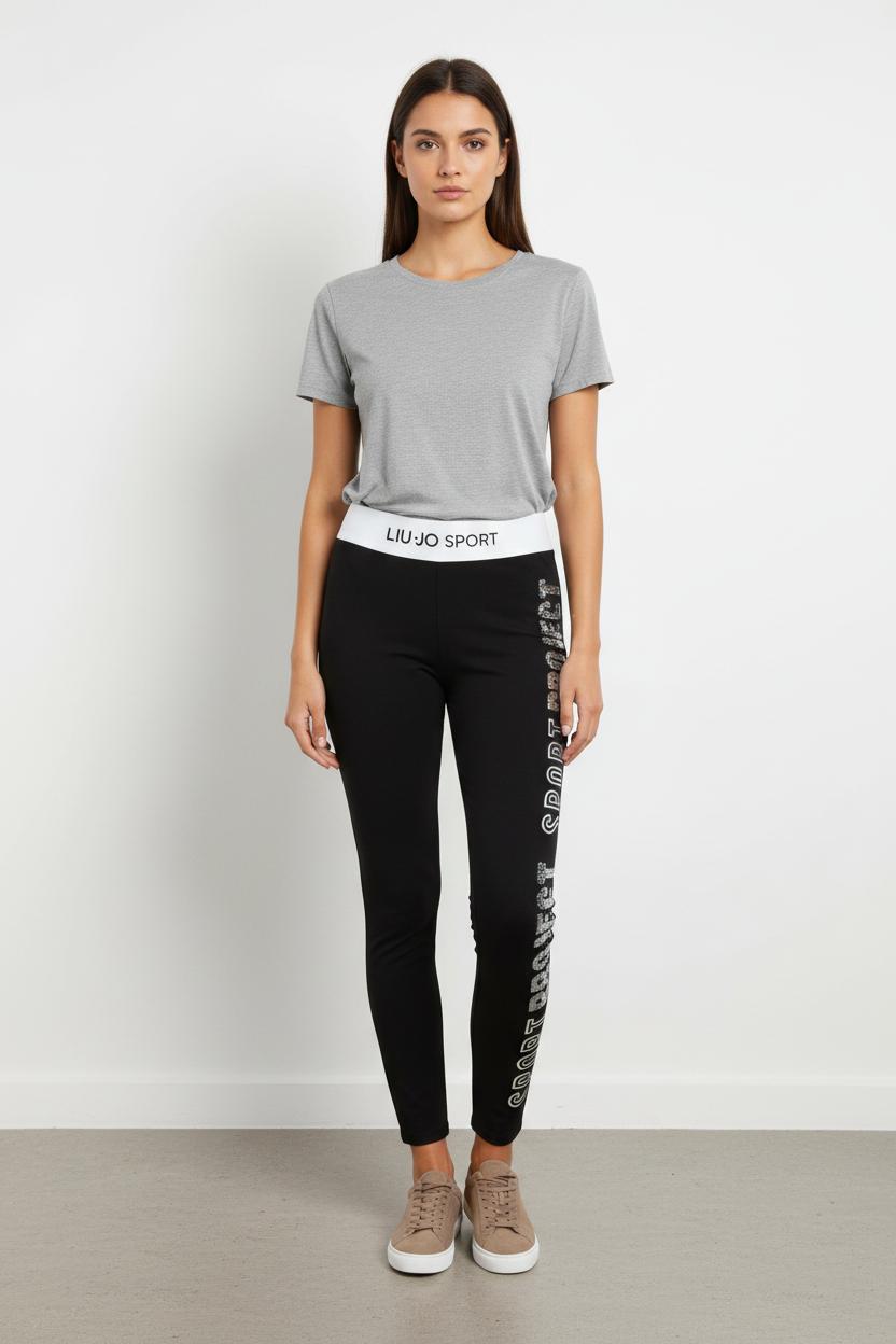Legging Noir et Blanc - Taille S/36 de la marque Liu Jo | PARAD64483 - Vendu par Paradigme - Image 1