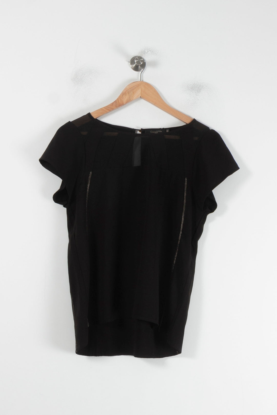 Blouse Noire - Taille S/36 de la marque Grace & Mila | PARAD64486 - Vendu par Paradigme - Image 2