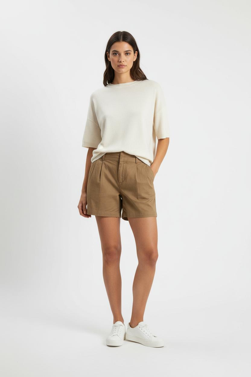 Short Marron - Taille M/38 de la marque IKKS | PARAD64488 - Vendu par Paradigme - Image 1