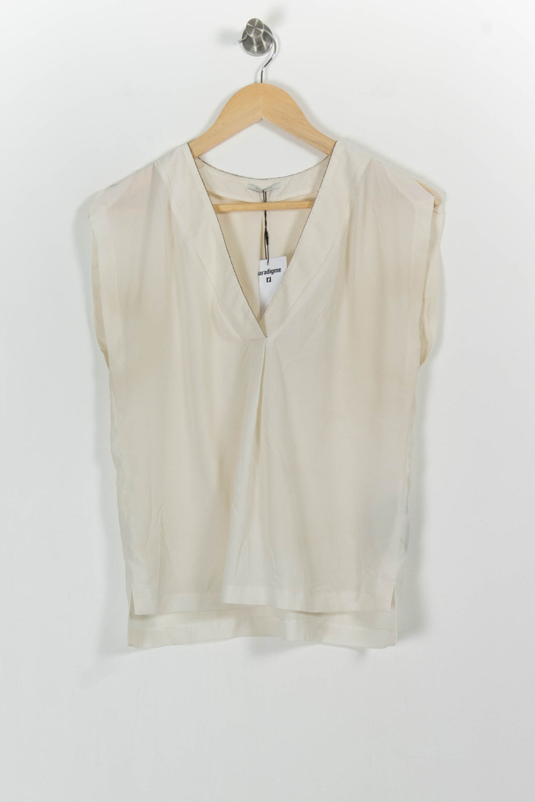 Blouse Beige - Taille S/36 de la marque IKKS | PARAD64498 - Vendu par Paradigme - Image 2