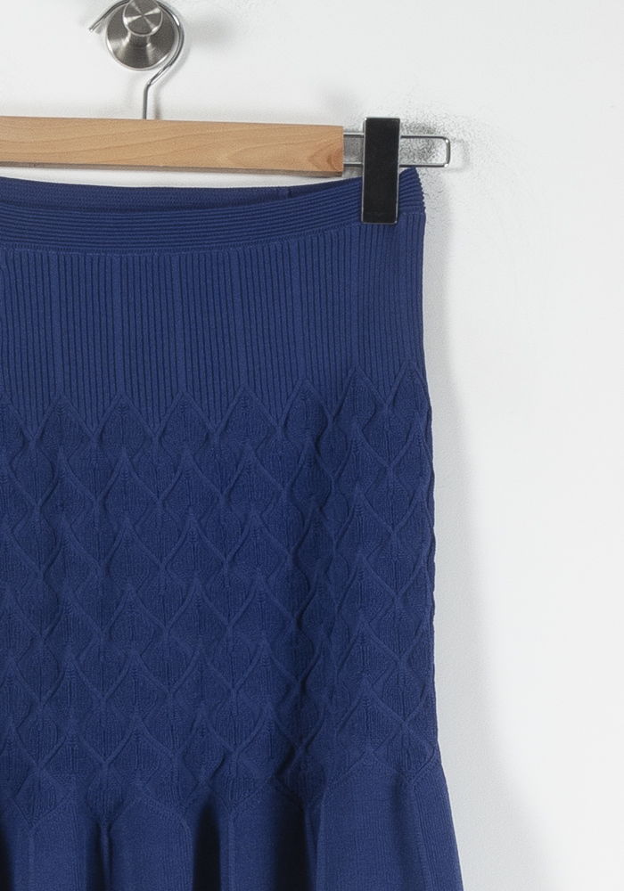 Jupe Plissée Bleue - Taille S/36 de la marque Sandro | PARAD64502 - Vendu par Paradigme - Image 3