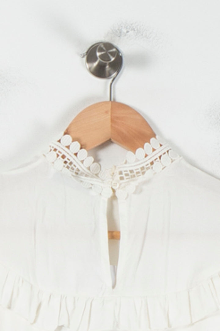 Blouse Blanche - Taille S/36 de la marque Sandro | PARAD64511 - Vendu par Paradigme - Image 4