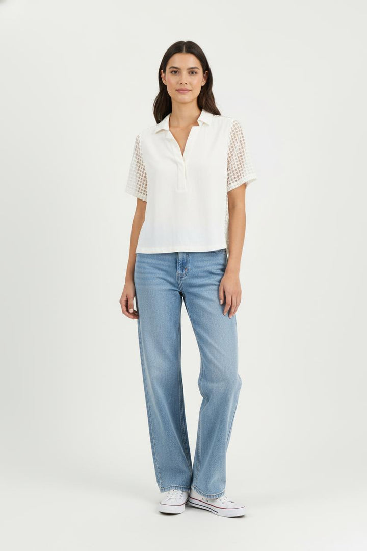 Blouse Blanche - Taille S/36 de la marque Sandro | PARAD64515 - Vendu par Paradigme - Image 1