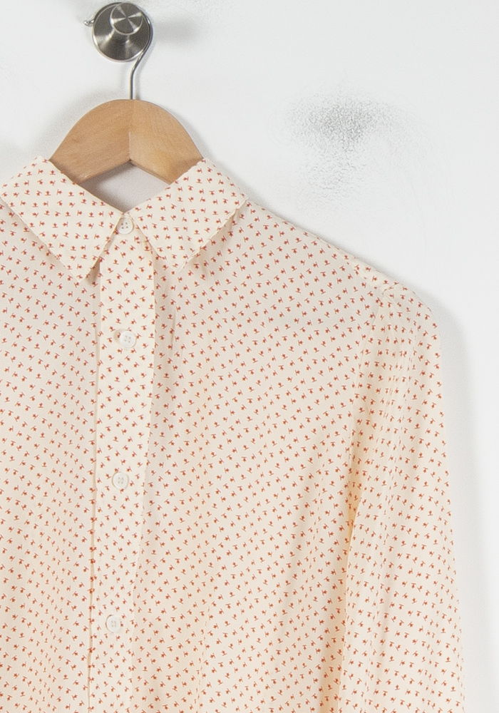 Chemise Beige et Rouge - Taille M/38 de la marque Comptoir des Cotonniers | PARAD64523 - Vendu par Paradigme - Image 3