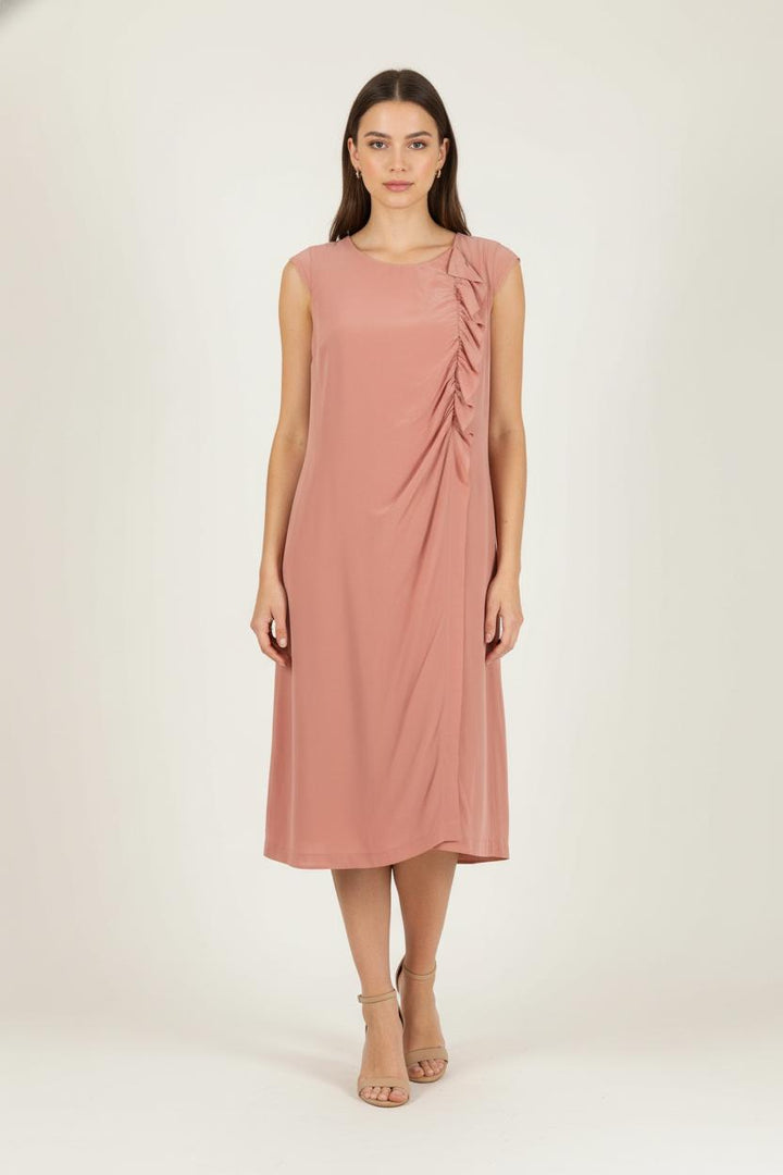 Robe Midi Rose - Taille M/38 de la marque Comptoir des Cotonniers | PARAD64524 - Vendu par Paradigme - Image 1