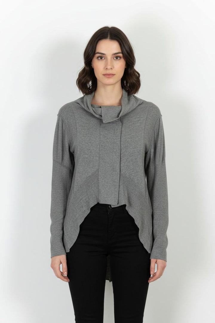 Cardigan Gris - Taille L/40 de la marque One Step | PARAD64529 - Vendu par Paradigme - Image 1