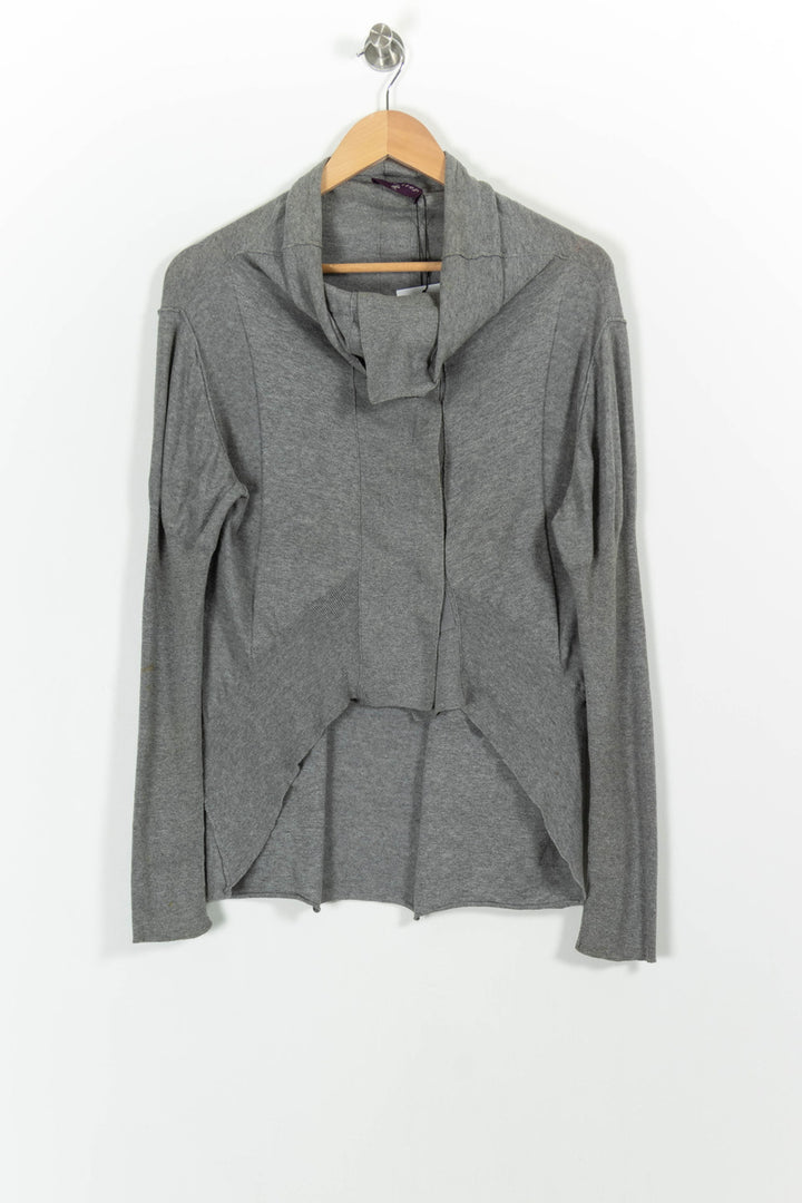 Cardigan Gris - Taille L/40 de la marque One Step | PARAD64529 - Vendu par Paradigme - Image 2