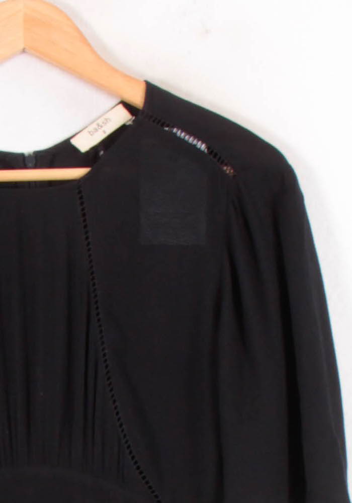 Robe Midi Noire - Taille M/38 de la marque ba&sh | PARAD64543 - Vendu par Paradigme - Image 3