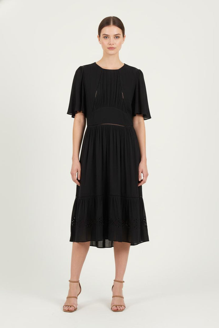 Robe Midi Noire - Taille M/38 de la marque ba&sh | PARAD64543 - Vendu par Paradigme - Image 1