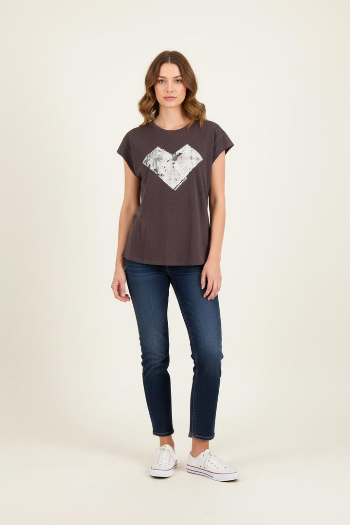 Tee-shirt Gris - Taille M/38 de la marque ba&sh | PARAD64546 - Vendu par Paradigme - Image 1