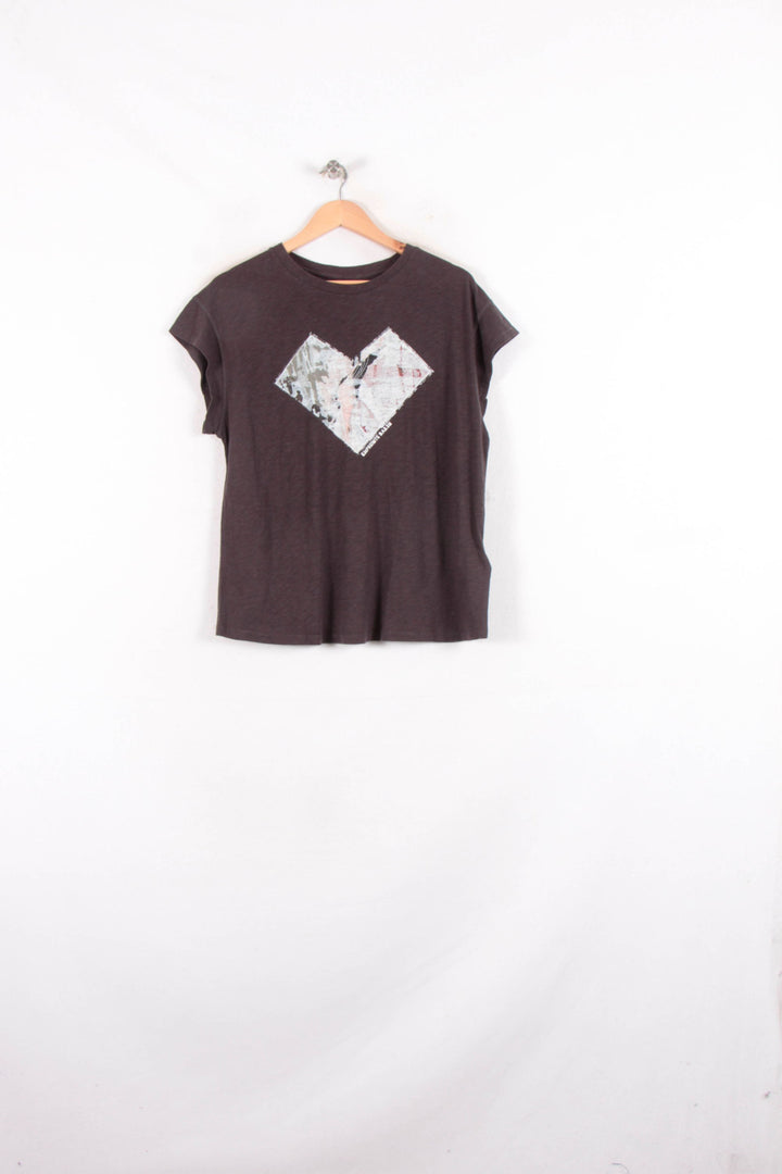 Tee-shirt Gris - Taille M/38 de la marque ba&sh | PARAD64546 - Vendu par Paradigme - Image 2