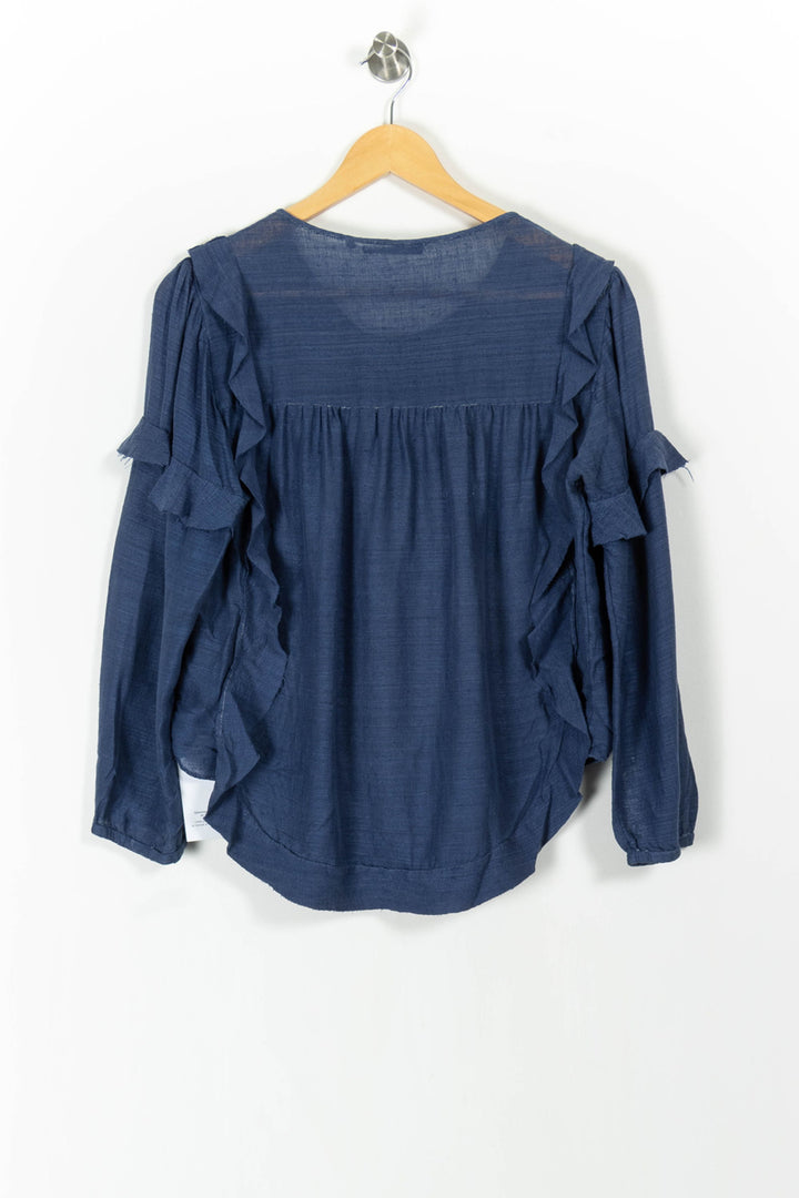 Blouse Bleue - Taille L/40 de la marque Isabel Marant | PARAD64552 - Vendu par Paradigme - Image 4