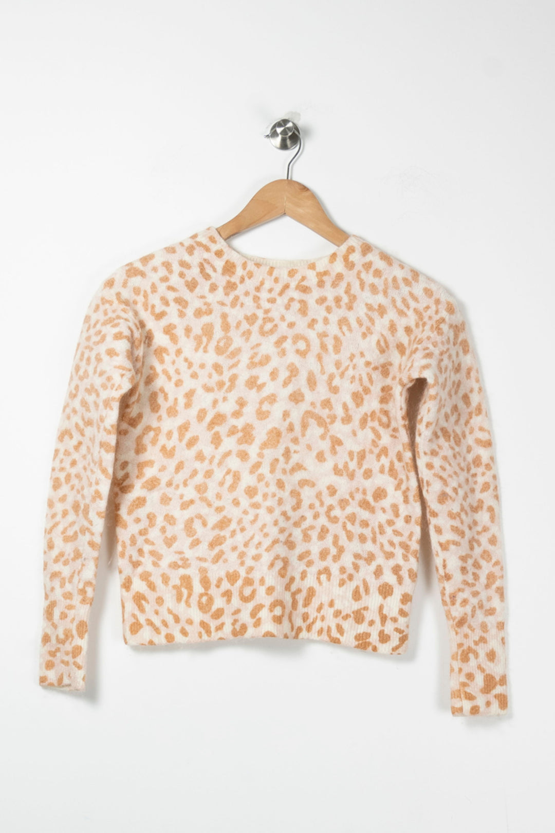 Pull Blanc et Beige - Taille XS/34 de la marque Caroll | PARAD64554 - Vendu par Paradigme - Image 2
