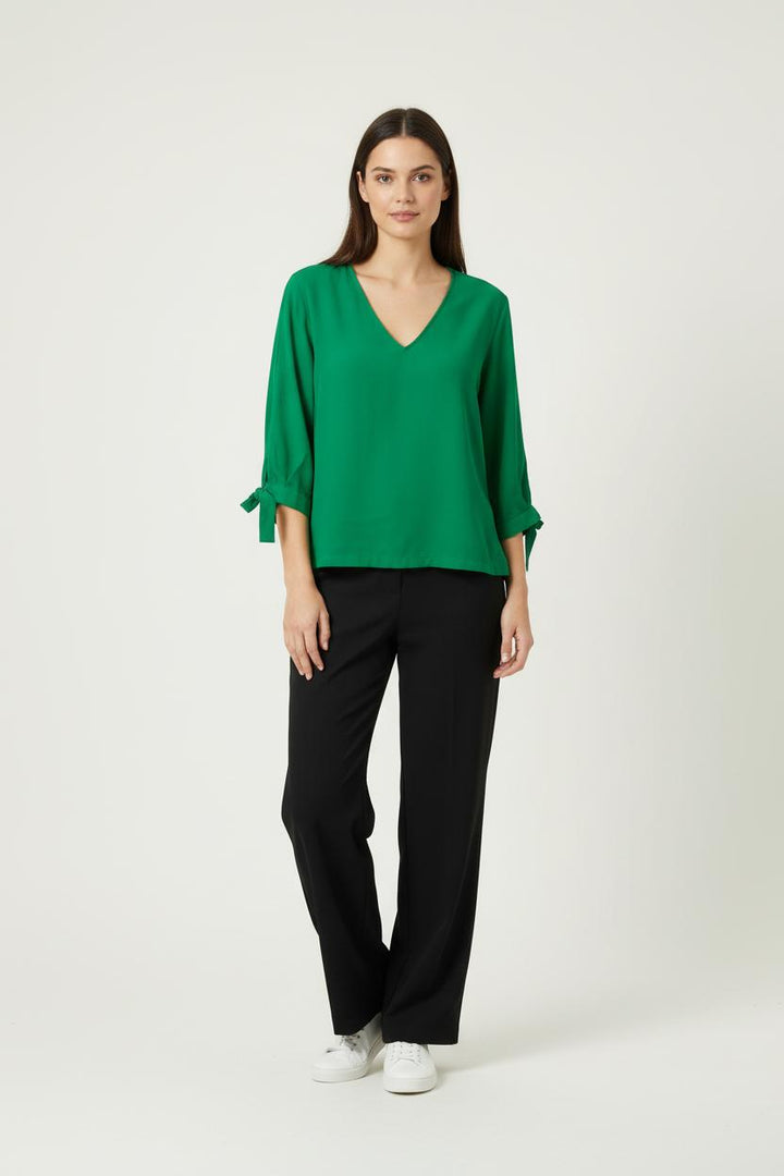 Blouse Verte - Taille M/38 de la marque Claudie Pierlot | PARAD64555 - Vendu par Paradigme - Image 1