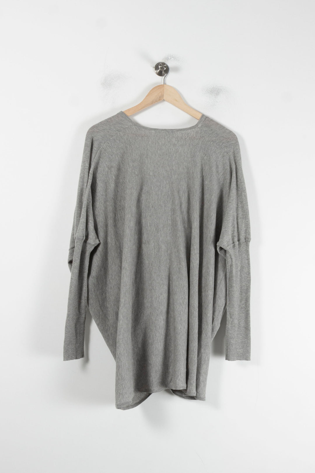 Pull Drapé Gris - Taille M/38 de la marque All Saints | PARAD64564 - Vendu par Paradigme - Image 4